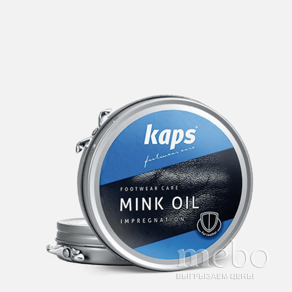 Норкове масло для взуття Kaps Mink Oil 100 мл безбарвне 045022: 